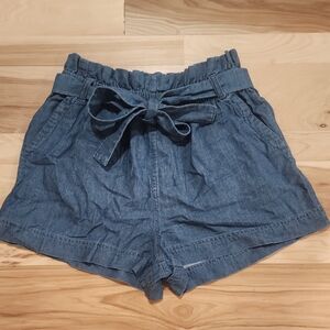 Pact High Waist Denim Blue Women's Shorts
